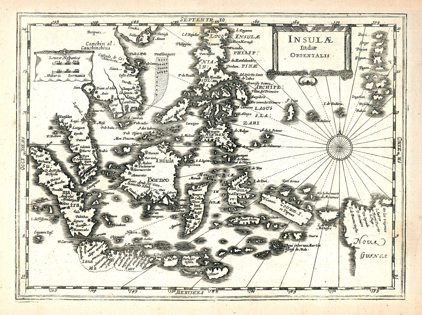 Asia: Southeast: Insulae Indiae Orientalis. 1636. Mercator et al. auth. - The Map Chest
