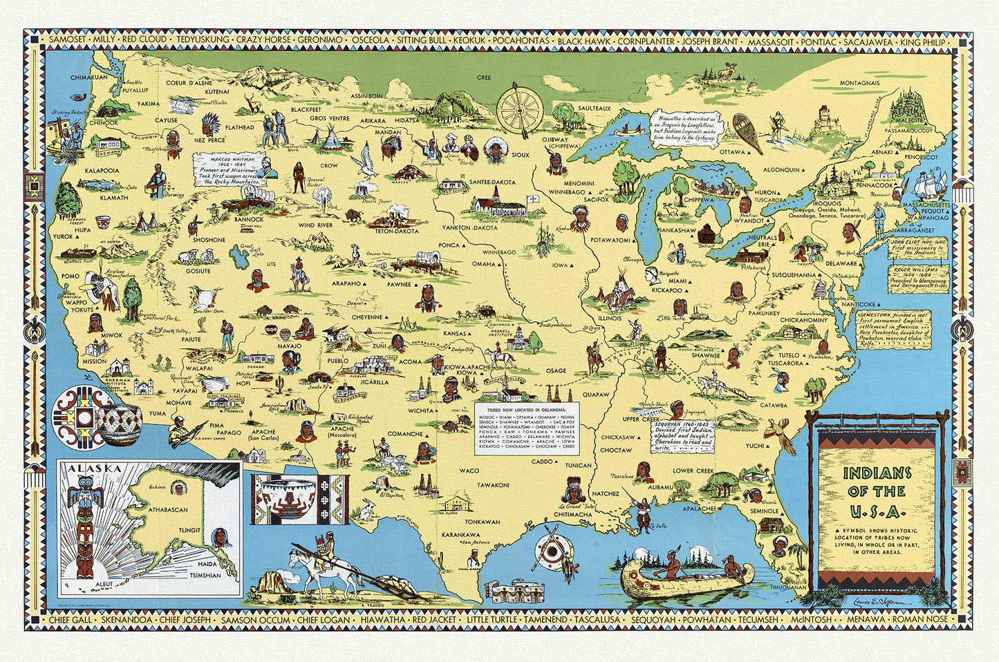 Canada First Peoples: Indians of the U.S - The Map Chest