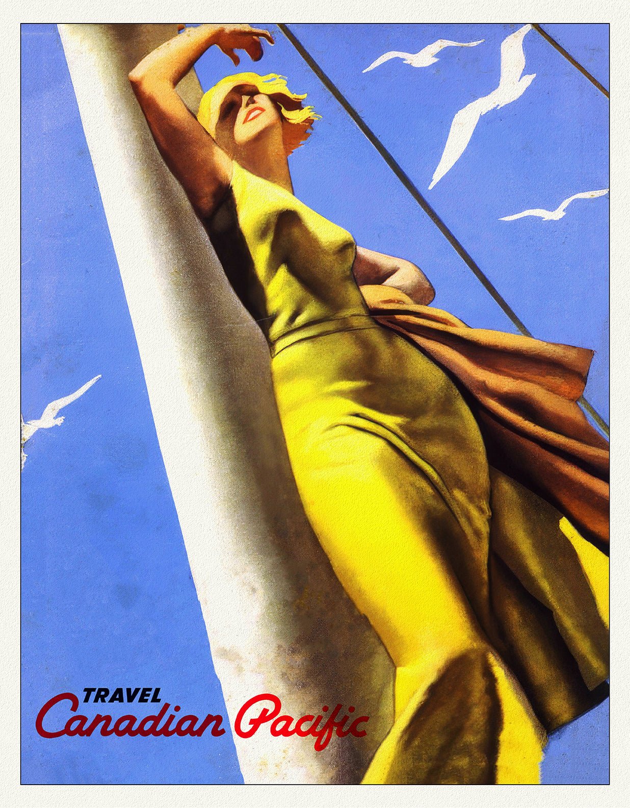 Canada: Posters: Travel: Ship, Cruise: Travel Canadian Pacific, 1935 - The Map Chest