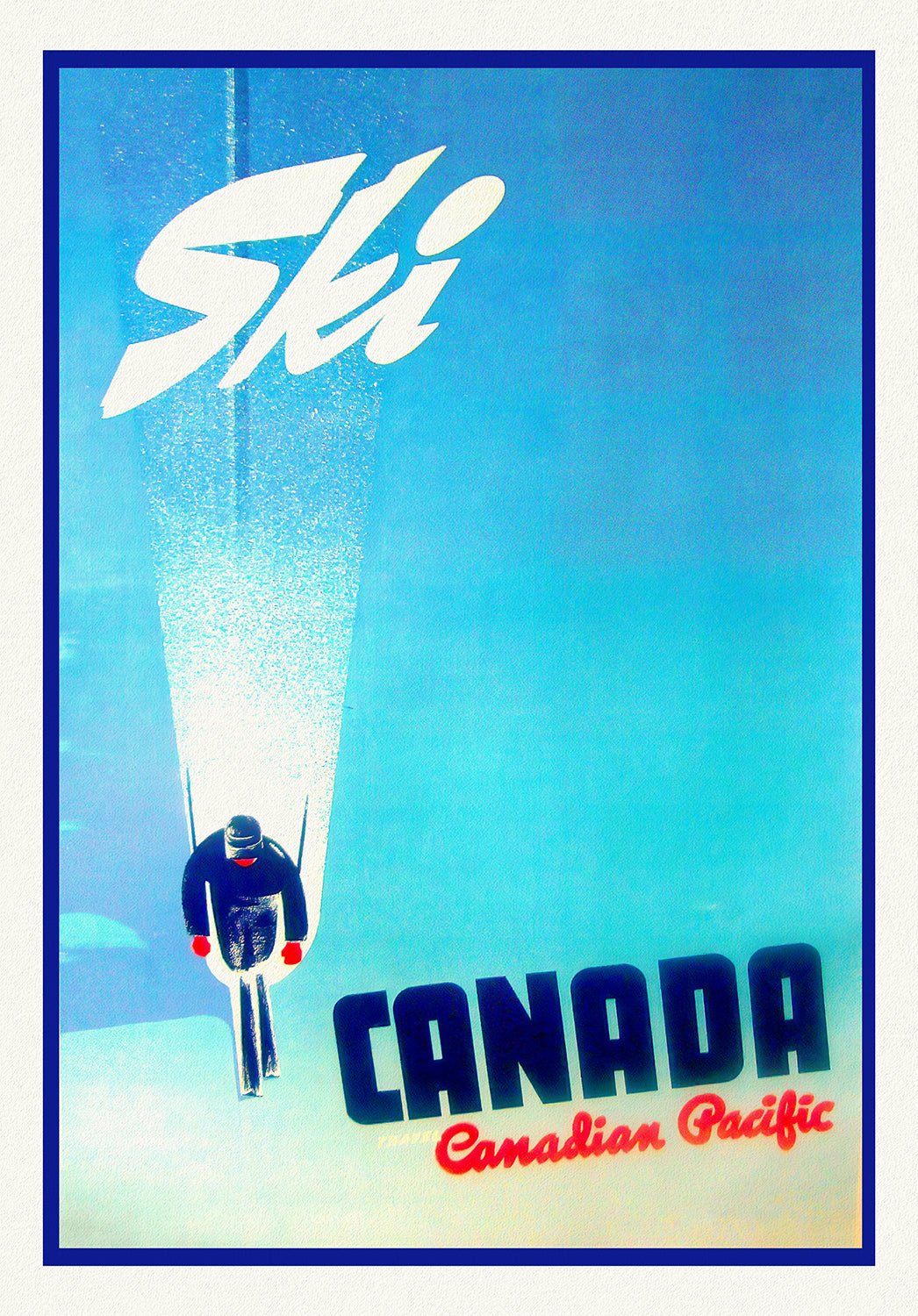 Canada: Posters: Travel: Ski, Skiing: Ski Canada!, Travel Canadian Pacific - The Map Chest