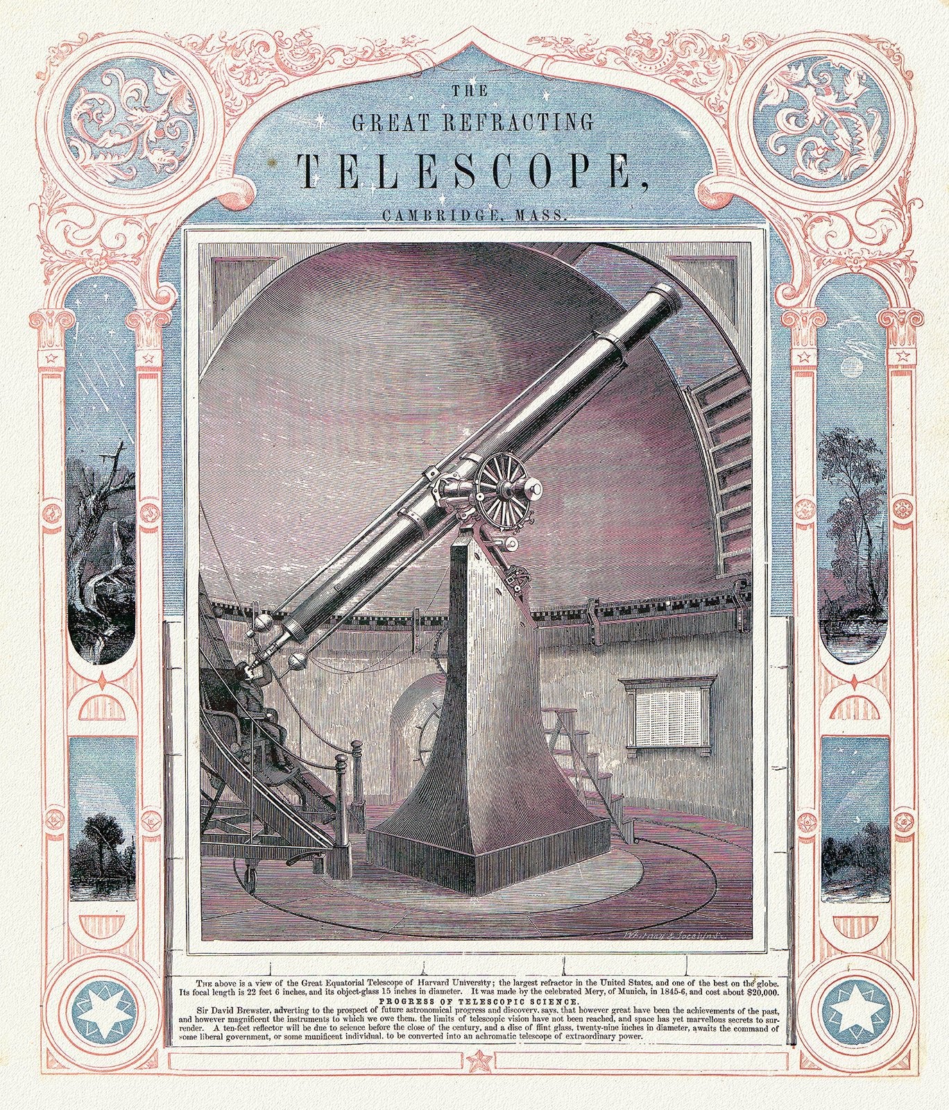 Celestial: Burri, The Great Refracting Telescope, 1856 - The Map Chest