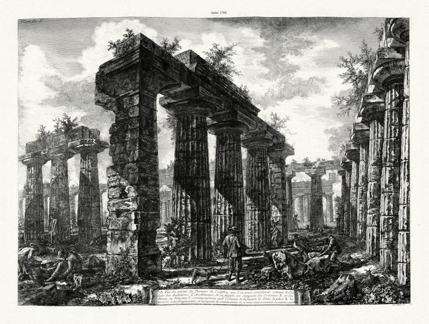 Roman Empire: Giovanni Battista Piranesi, Views of Rome, No. XX, 1760 - The Map Chest