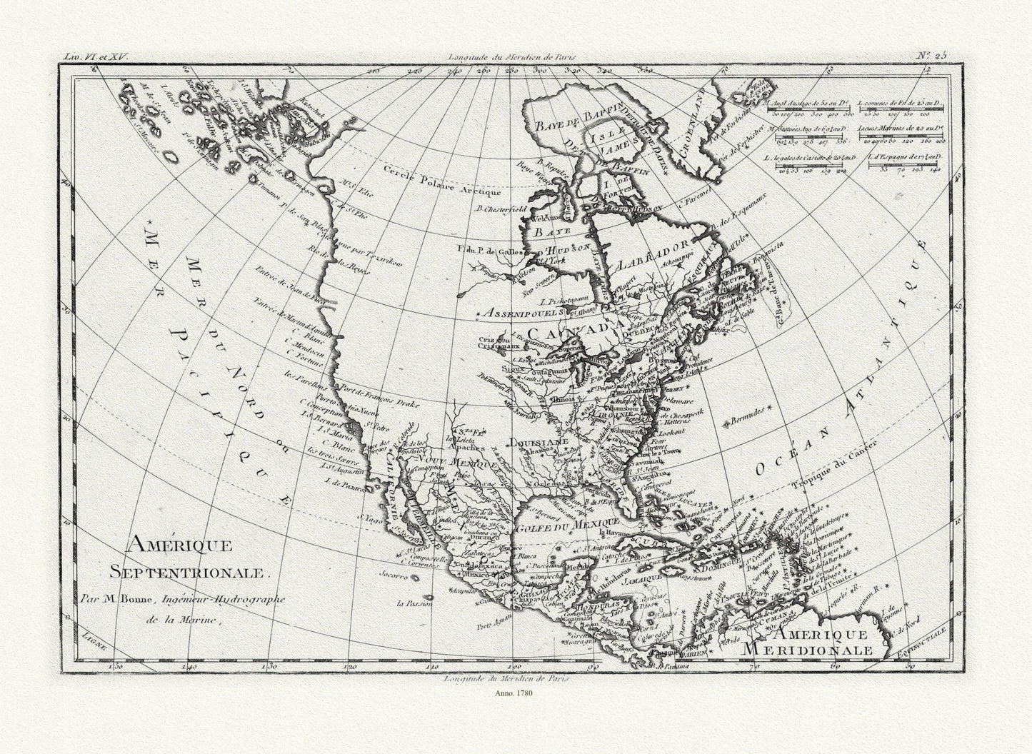Amérique septentrionale, 1780 - The Map Chest