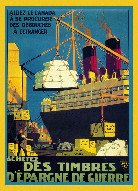 E Canada WW I,Poster, Achetez les Timbres, 1915 - The Map Chest
