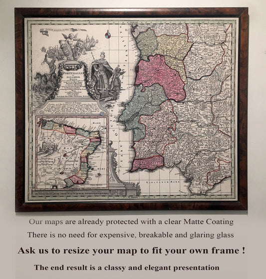 Have you been saving a Vintage Picture Frame in Your Garage? - The Map Chest