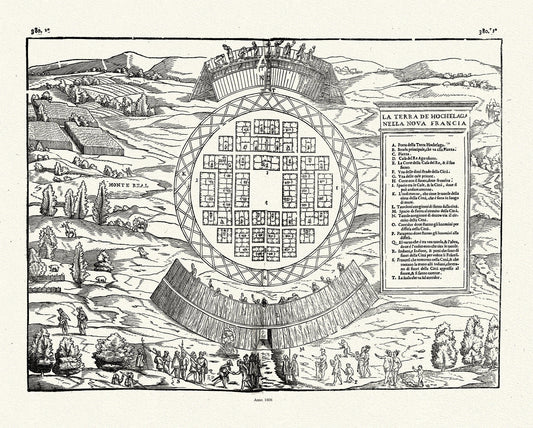 Rasmusio, Hochelaga,1606 - The Map Chest