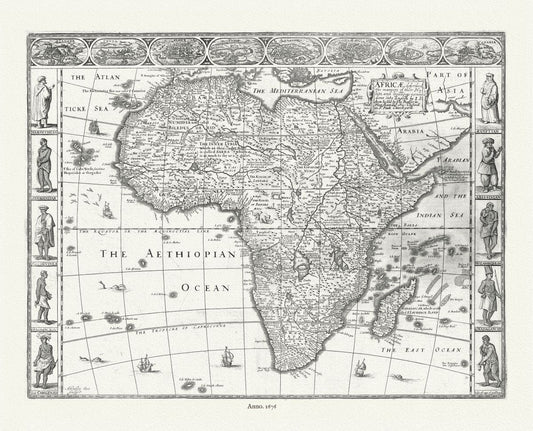 Africa: 1676, Speed authore - The Map Chest