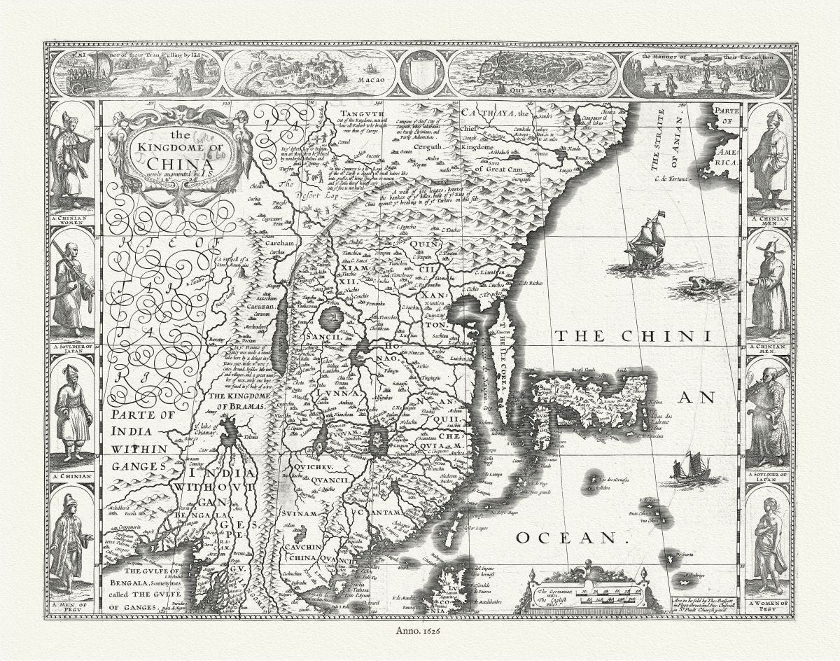 Asia: China, The Kingdome, 1626, Speed authore - The Map Chest