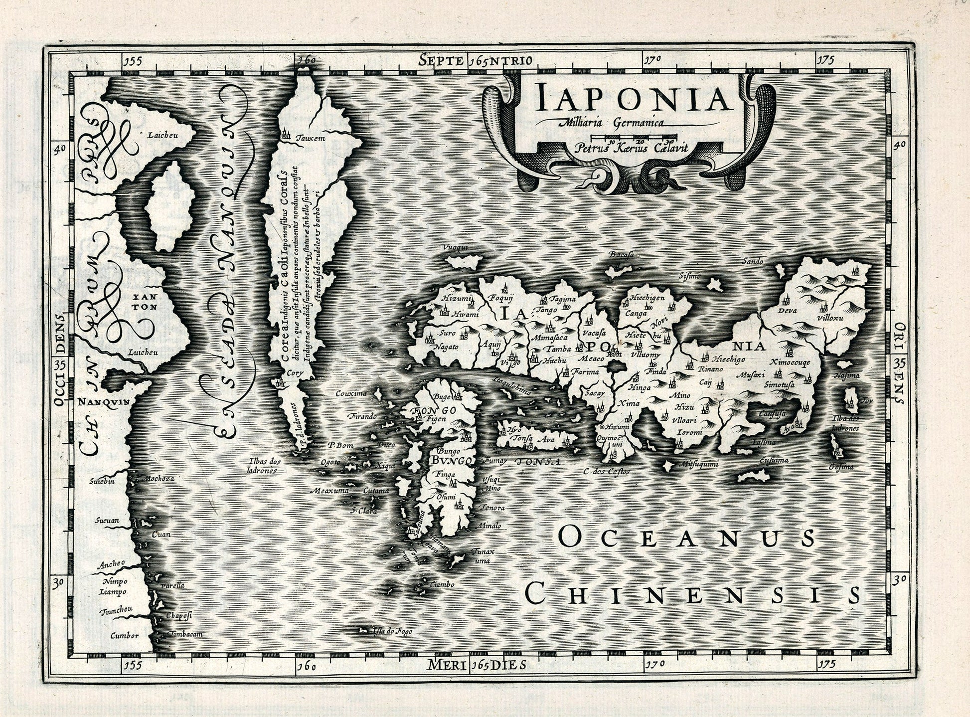 Asia: Japan: Iaponia. 1636. Mercator et al. auth. - The Map Chest