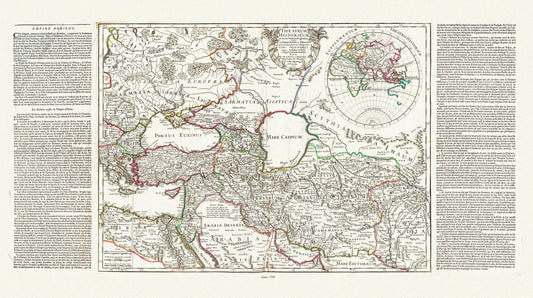 Asia Minor, Delisle, (Guillaume de, 1675 - 1726) ,, Theatrum historicum ad annum Christi quadringentesimu. Pars orientalis, 1705 - The Map Chest