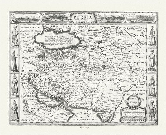 Asia Minor: Persia, 1676, Speed authore - The Map Chest