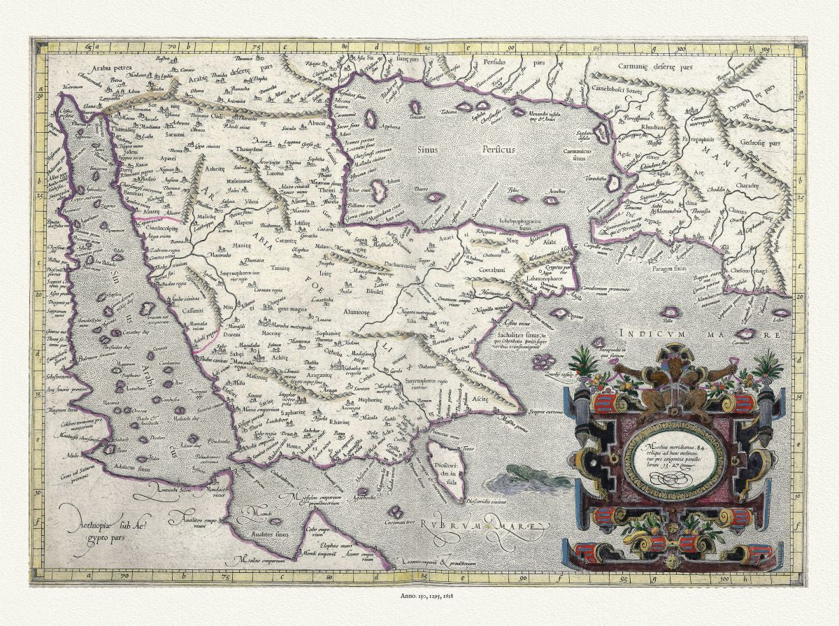 Asia Minor, Tabulae Peutingerianae Asiae, Asia Minor, Arabia)(annos 150, 1295,1618), Bertius, Mercator et Ptolemy auth. - The Map Chest
