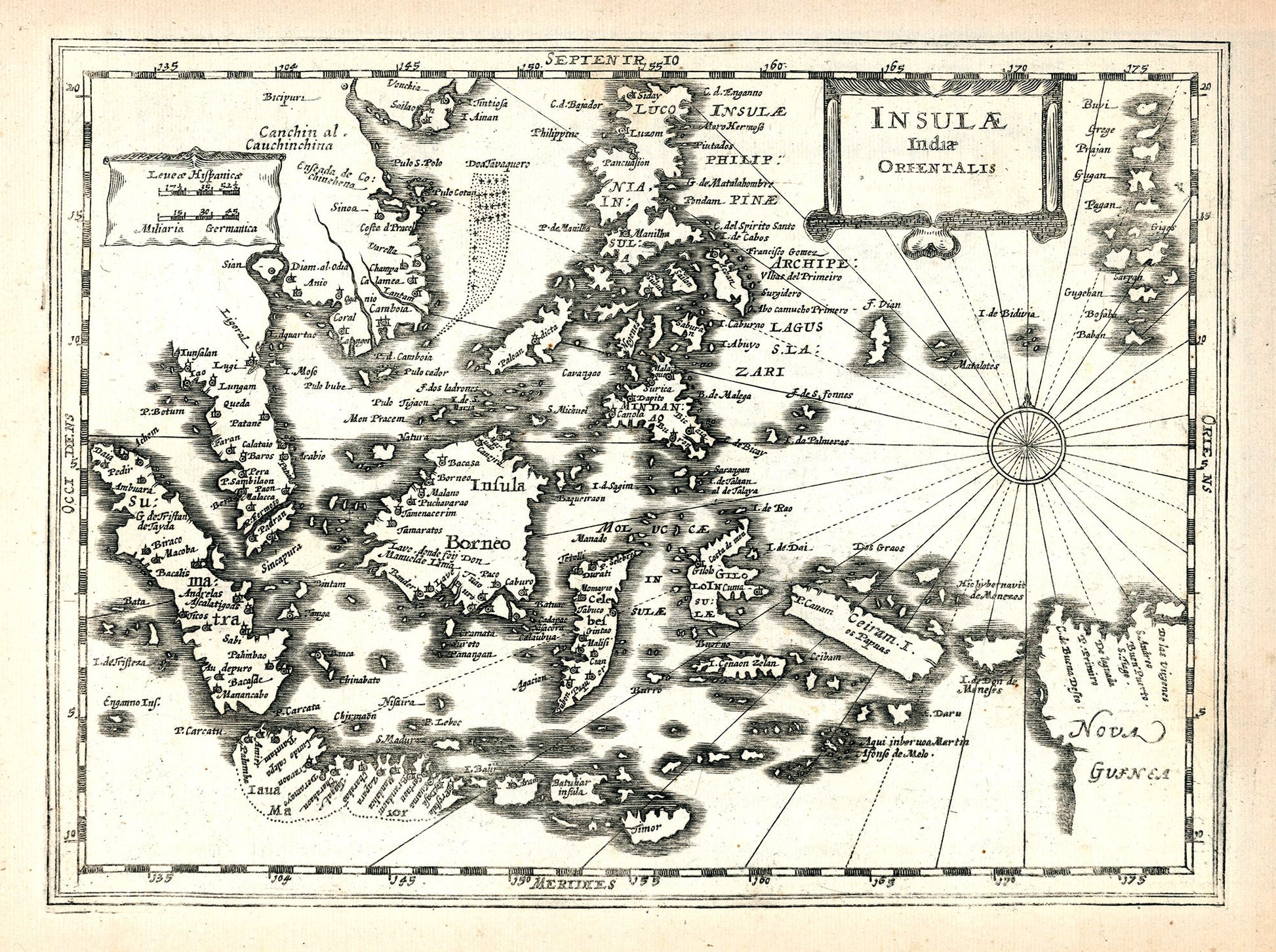 Asia: Southeast: Insulae Indiae Orientalis. 1636. Mercator et al. auth. - The Map Chest