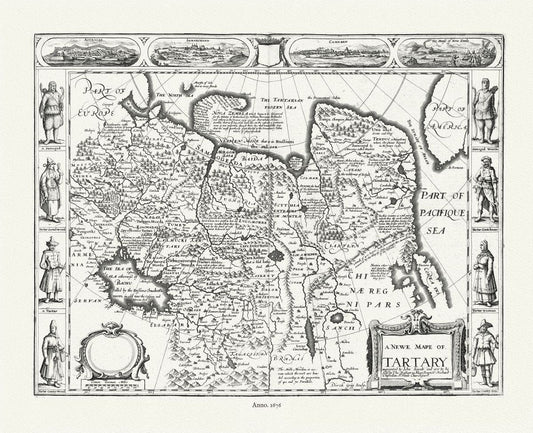 Asia: Tartary, Tartaria, 1676, Speed authore - The Map Chest