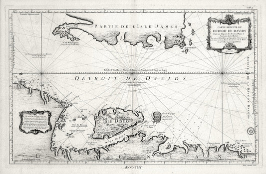 Canada: Arctic, Northern and Polar Exploration: Bellin, Canada, Davis Strait,1755 - The Map Chest