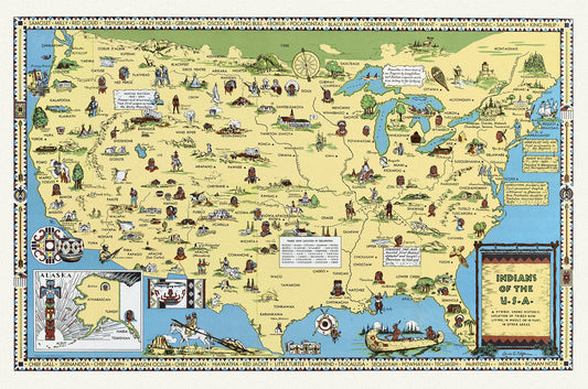Canada First Peoples: Indians of the U.S - The Map Chest