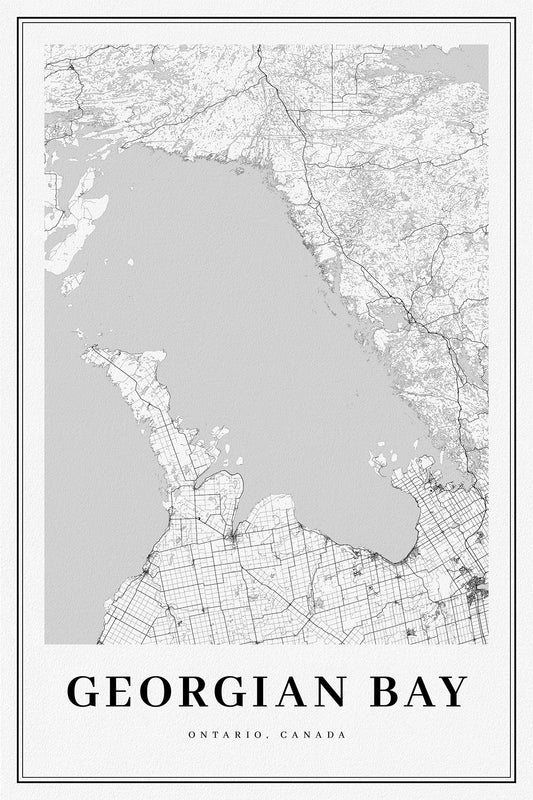 Canada: Great Lakes: Georgian Bay: A Modern Map - The Map Chest
