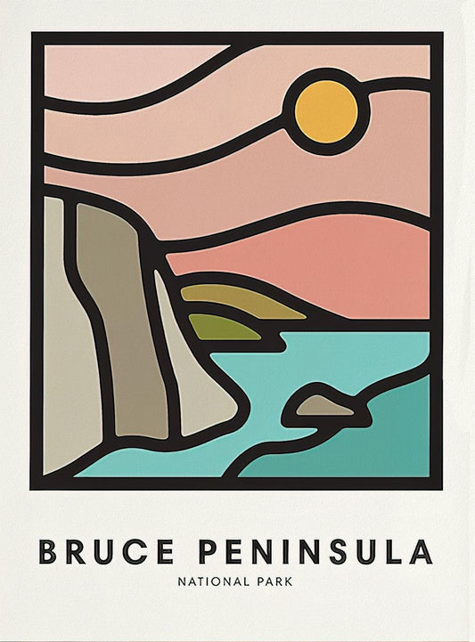 Canada: Great Lakes: Georgian Bay: Bruce Peninsula National Park Ver.2 - The Map Chest