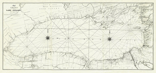 Canada: Great Lakes: Lake Ontario, 1836, Ford auth. - The Map Chest