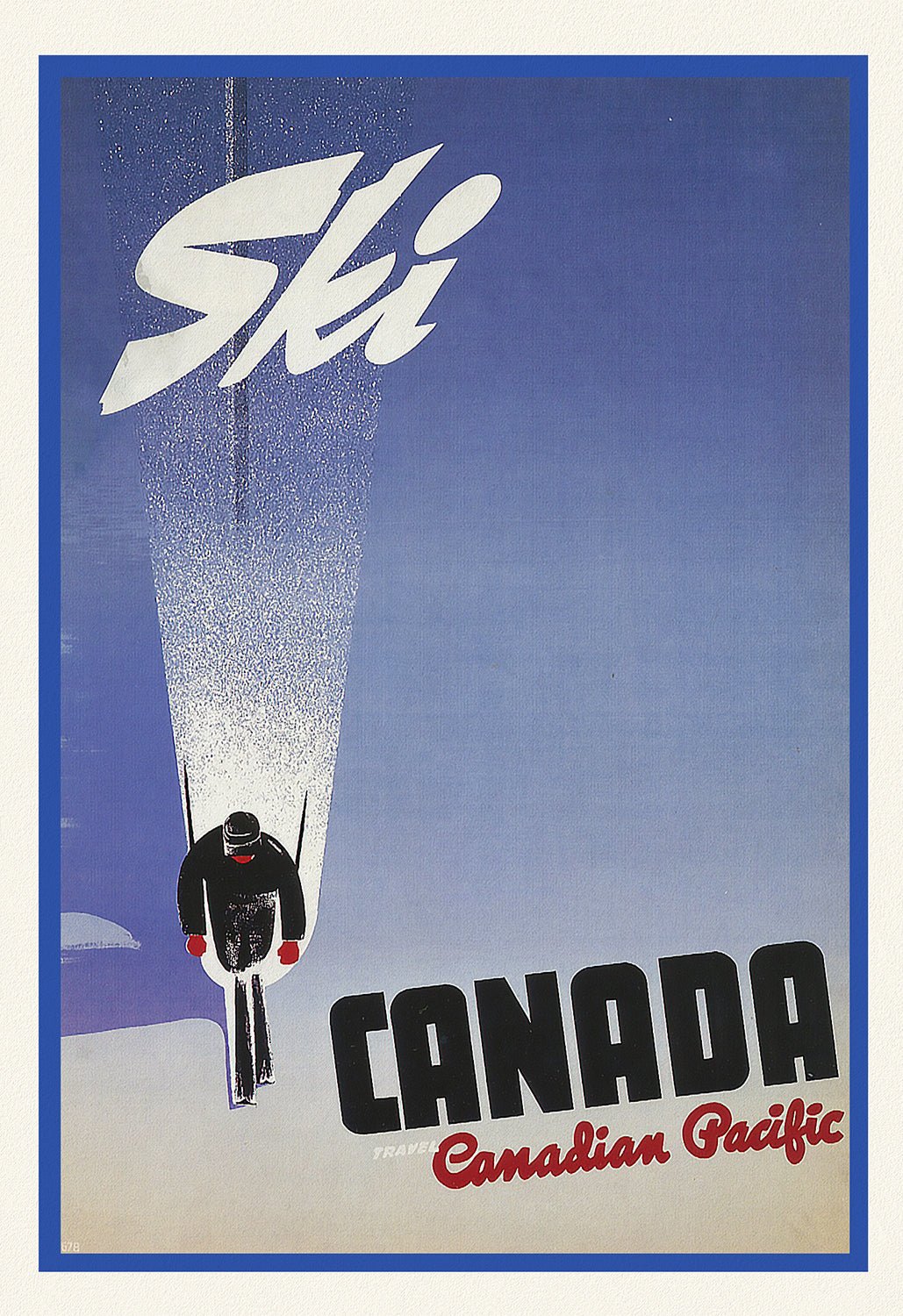 Canada: Posters: Travel: Ski, Skiing: Travel Canadian Pacific, 1941 - The Map Chest
