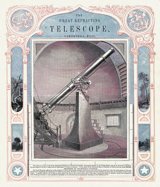 Celestial: Burri, The Great Refracting Telescope, 1856 - The Map Chest