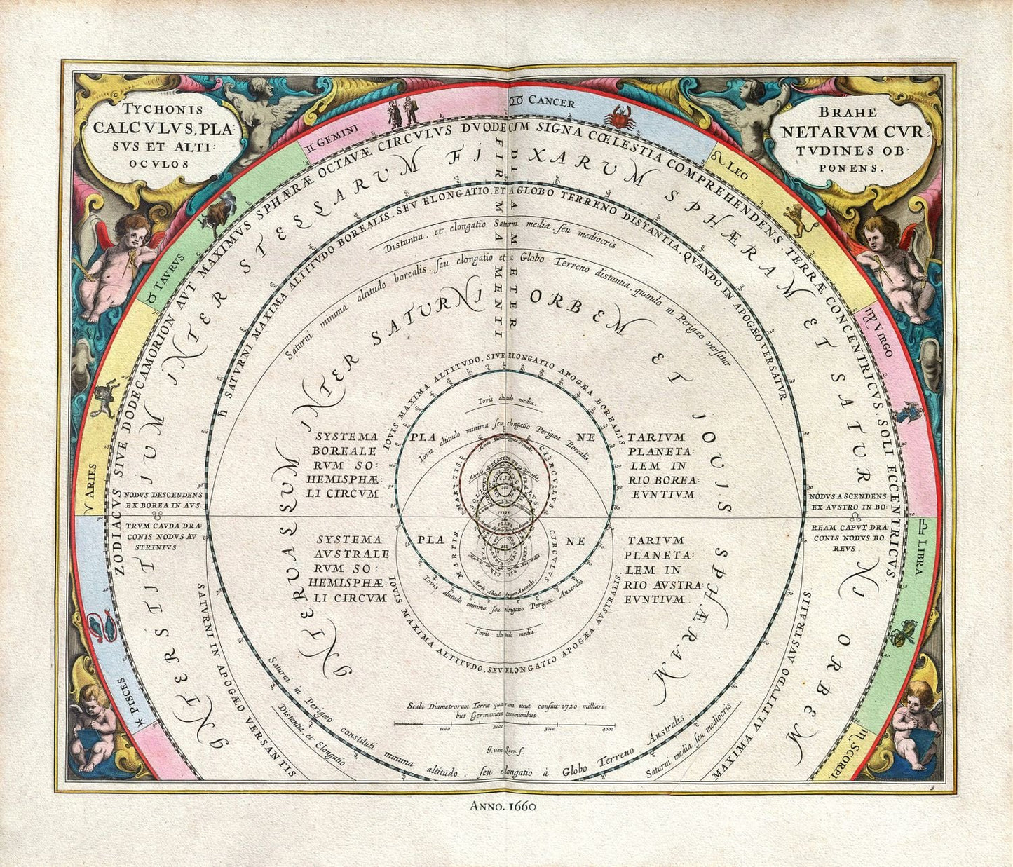 Celestial: Cellarius, Harmoni Macrocosmica IX, 1660 - The Map Chest
