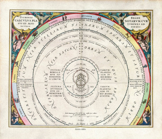 Celestial: Cellarius, Harmoni Macrocosmica IX, 1660 - The Map Chest