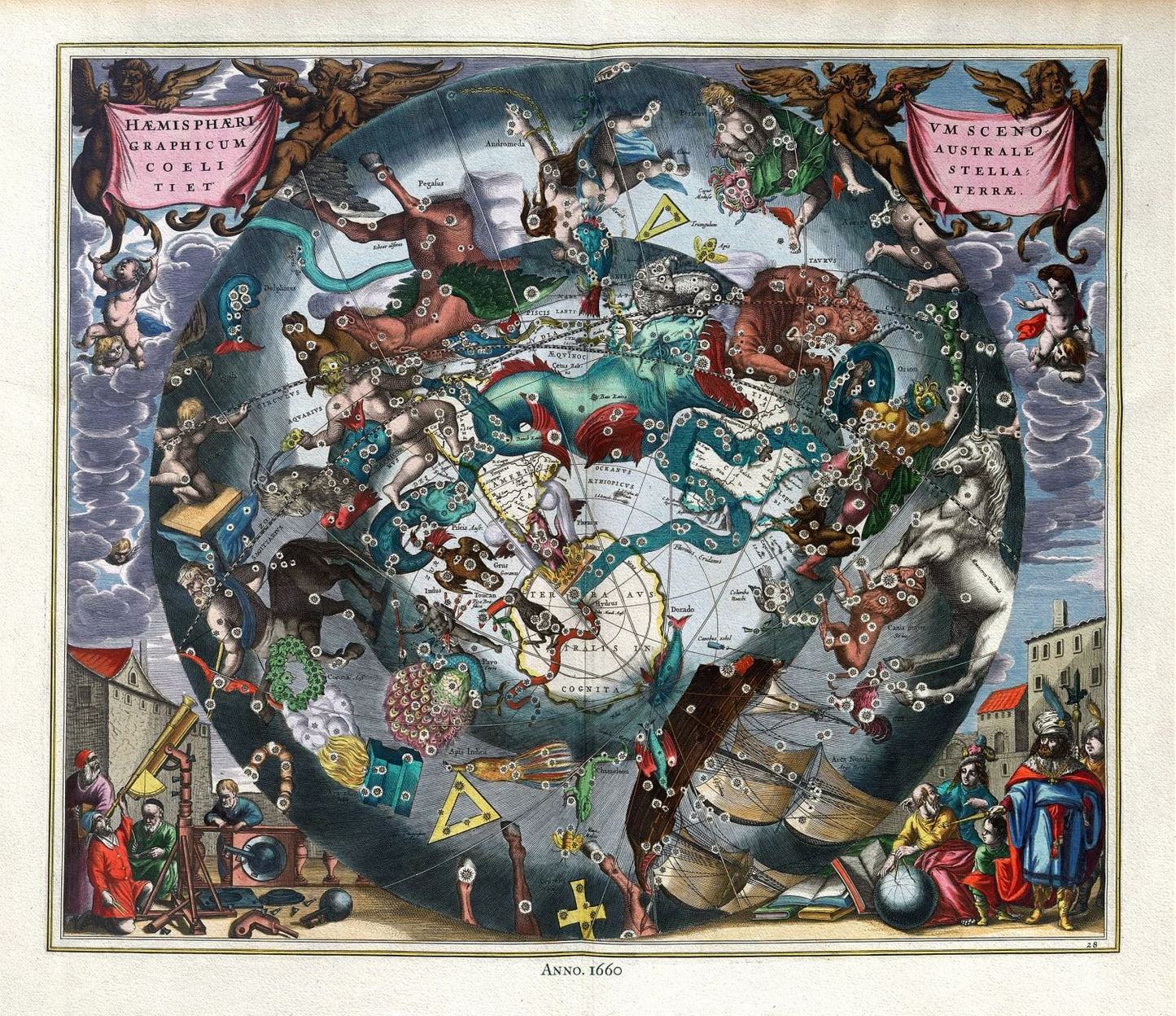 Celestial: Cellarius, Harmoni Macrocosmica XXVIII, 660 - The Map Chest