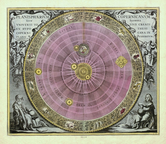 Celestial: Cellarius, Harmonia Macrocosmica , Plate IV, 1708 - The Map Chest