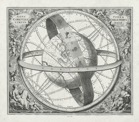 Celestial: Cellarius, Harmonia Macrocosmica , Plate XI, 1708 BWY - The Map Chest