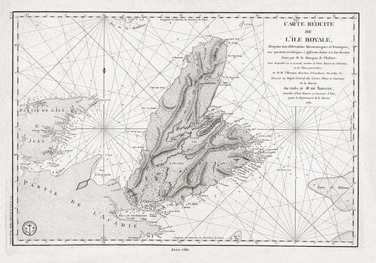 Chabert, Isle Royale,, Nova Scotia, 1778 - The Map Chest