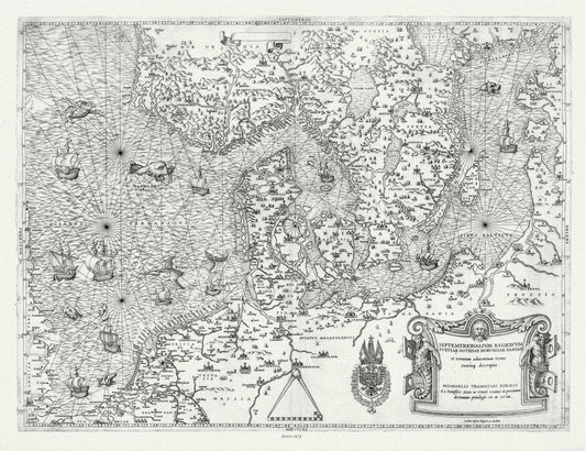 Europe: Baltic Countries: Gastaldi, Scandinavia and Baltic Countries, 1575 ver.1 - The Map Chest