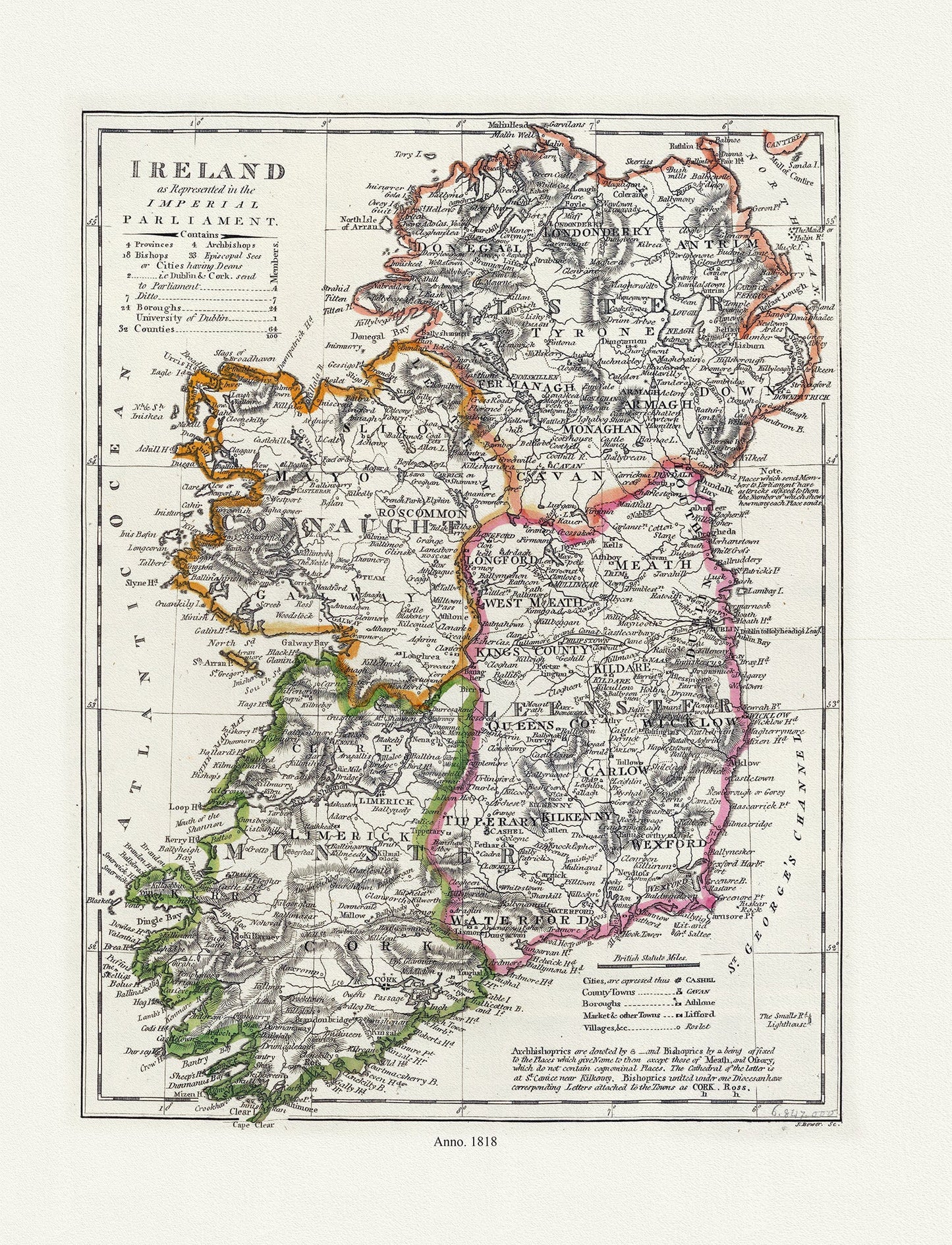 Europe: Carey, Ireland, 1818 - The Map Chest
