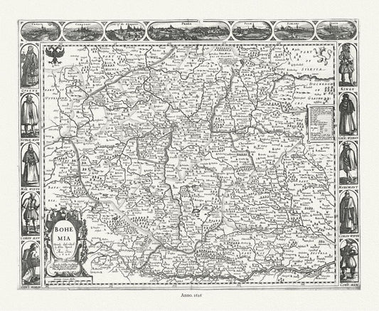 Europe: Eastern: Bohemia, 1626, Speed authore - The Map Chest