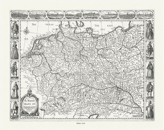 Europe: Germany, 1626, 1626, Speed auth. - The Map Chest