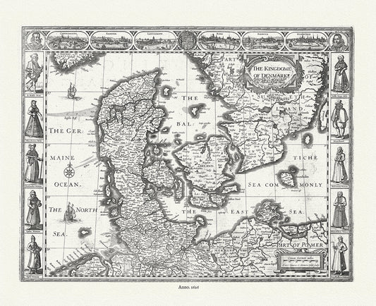 Europe: Low Countries: Denmark, 1626, Speed authore - The Map Chest