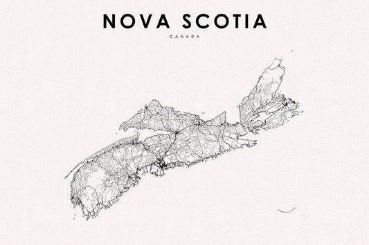 Nova Scotia, A Modern Map Ver. II - The Map Chest
