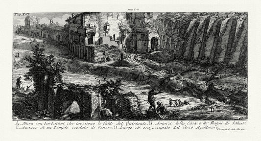 Roman Empire: Giovanni Battista Piranesi, Le antichità di Roma, Views of Rome, No. XVI, 1748 - The Map Chest