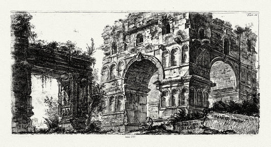 Roman Empire: Giovanni Battista Piranesi, Le antichità di Roma,Tempio di Diana, 1764 - The Map Chest