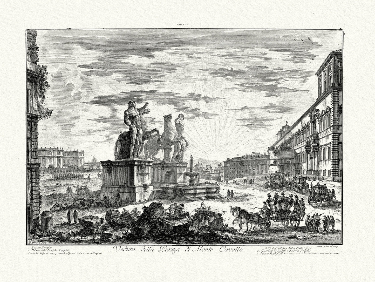 Roman Empire: Giovanni Battista Piranesi, Vedute di Roma, No.XXIV, 1748 - The Map Chest