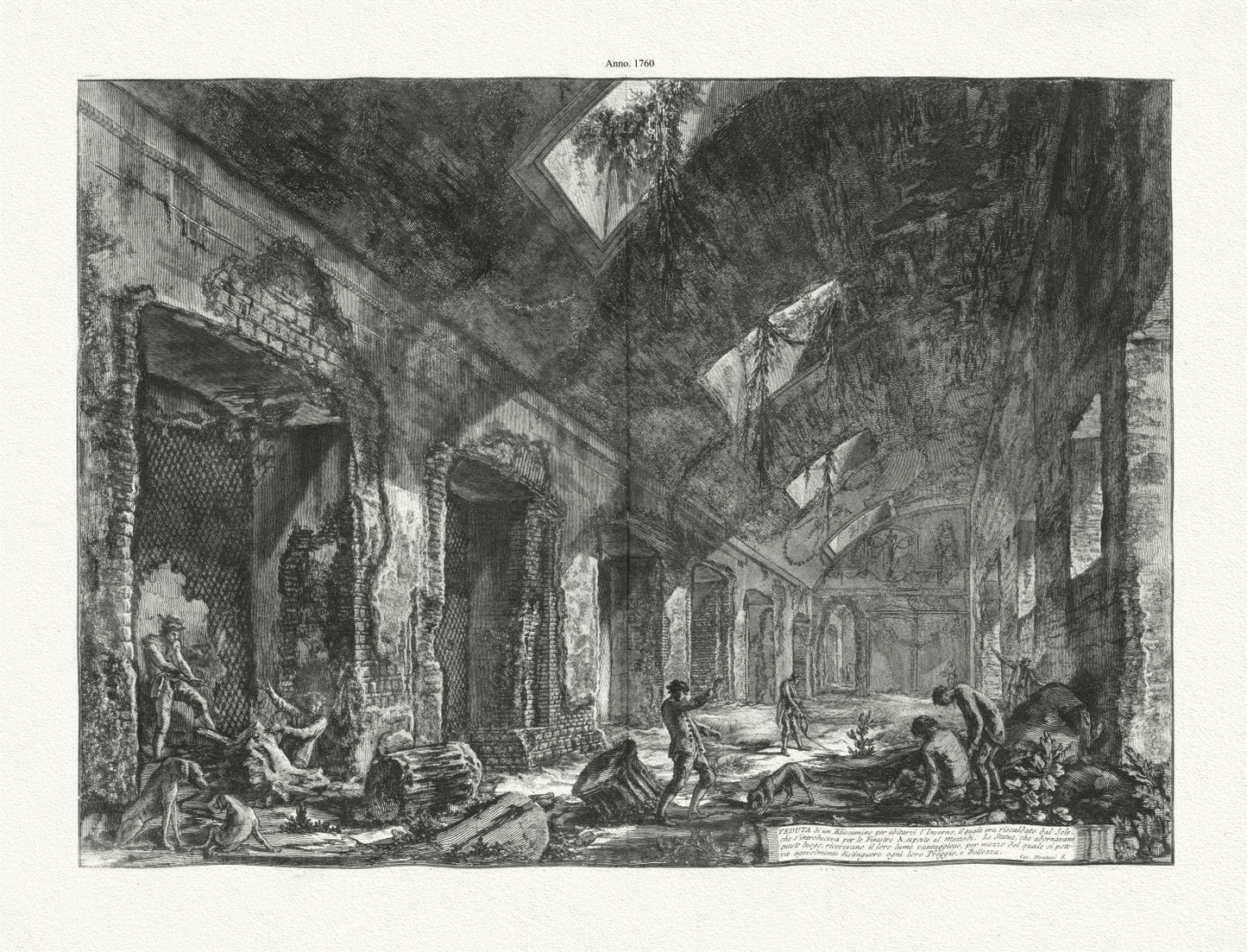 Roman Empire: Giovanni Battista Piranesi, View of the Heliocaminus used in Winter, c. 1760 - The Map Chest