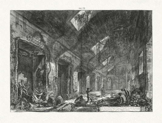 Roman Empire: Giovanni Battista Piranesi, View of the Heliocaminus used in Winter, c. 1760 - The Map Chest