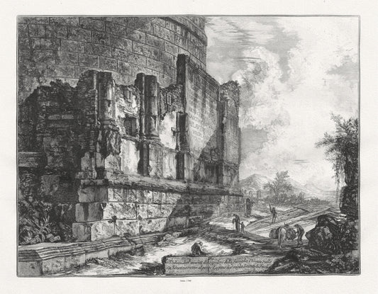 Roman Empire: Giovanni Battista Piranesi, View of the Tomb of the Plautii, c. 1760 - The Map Chest