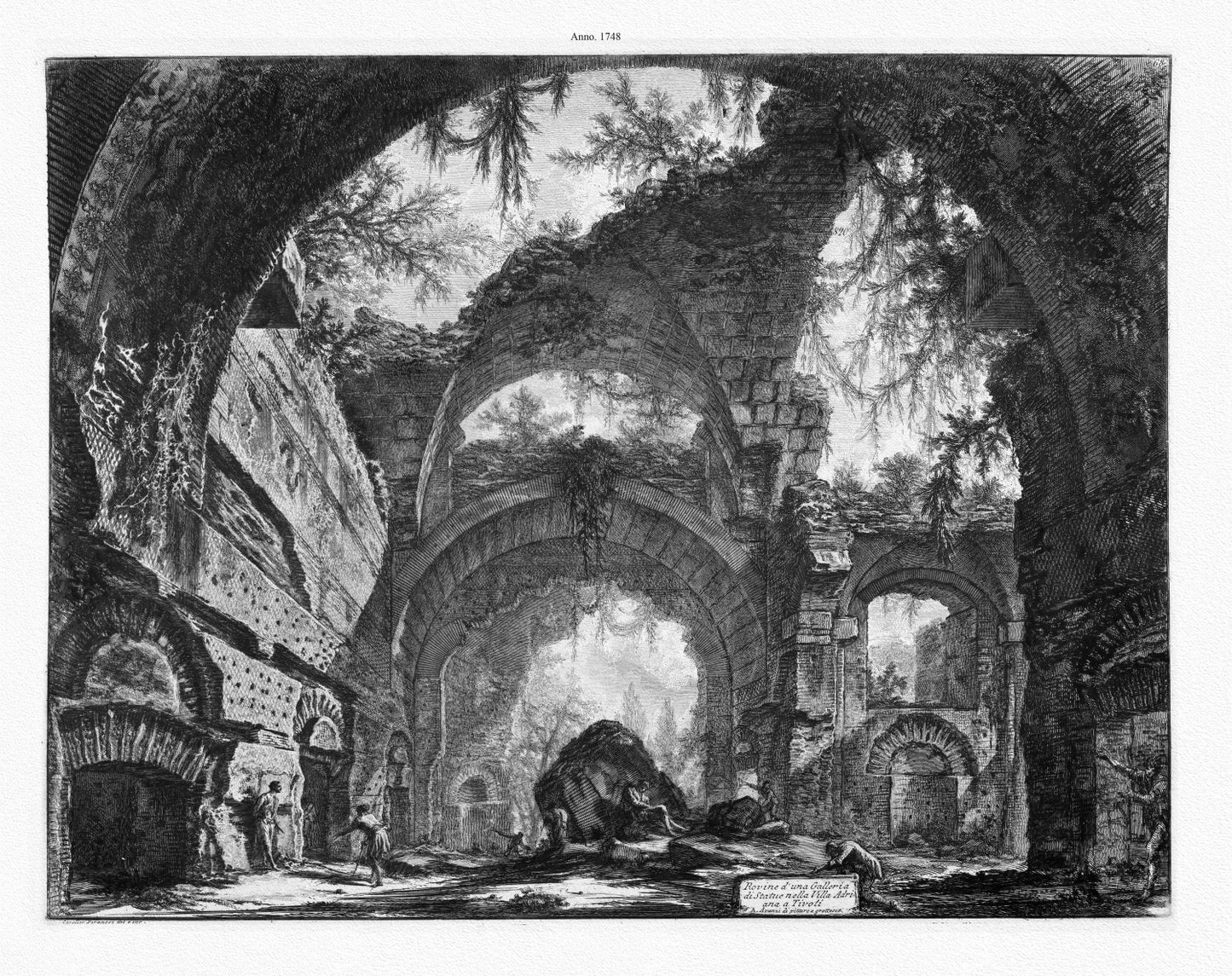 Roman Empire: Giovanni Battista Piranesi, Views of Rome, No. XIX, 1748 - The Map Chest