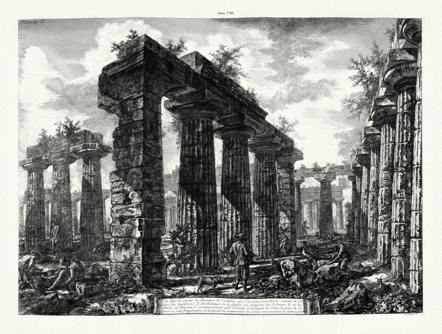 Roman Empire: Giovanni Battista Piranesi, Views of Rome, No. XX, 1760 - The Map Chest