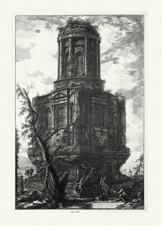 Roman Empire: Giovanni Battista Piranesi, Views of Rome, The Tomb, called La Connocchia, c. 1760 - The Map Chest