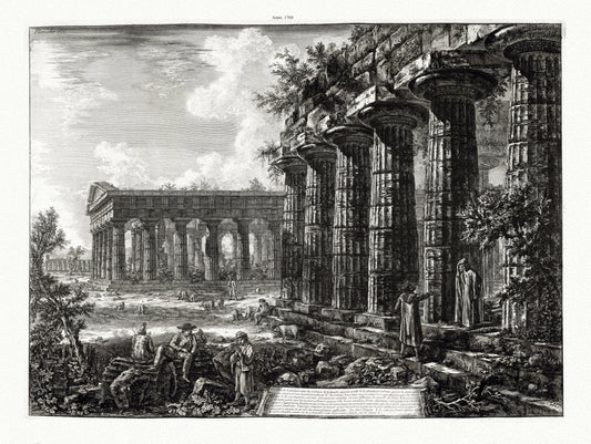 Roman Empire: Giovanni Battista Piranesi, Views of Rome, Vues des Colonnes etc., Planche III, 1760 - The Map Chest