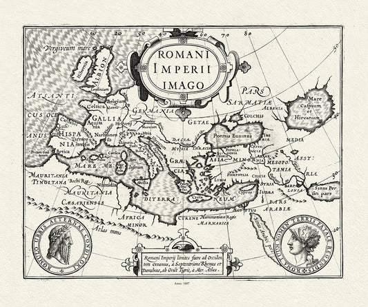 Roman Empire: Romani Imperii Imago, 1607 - The Map Chest