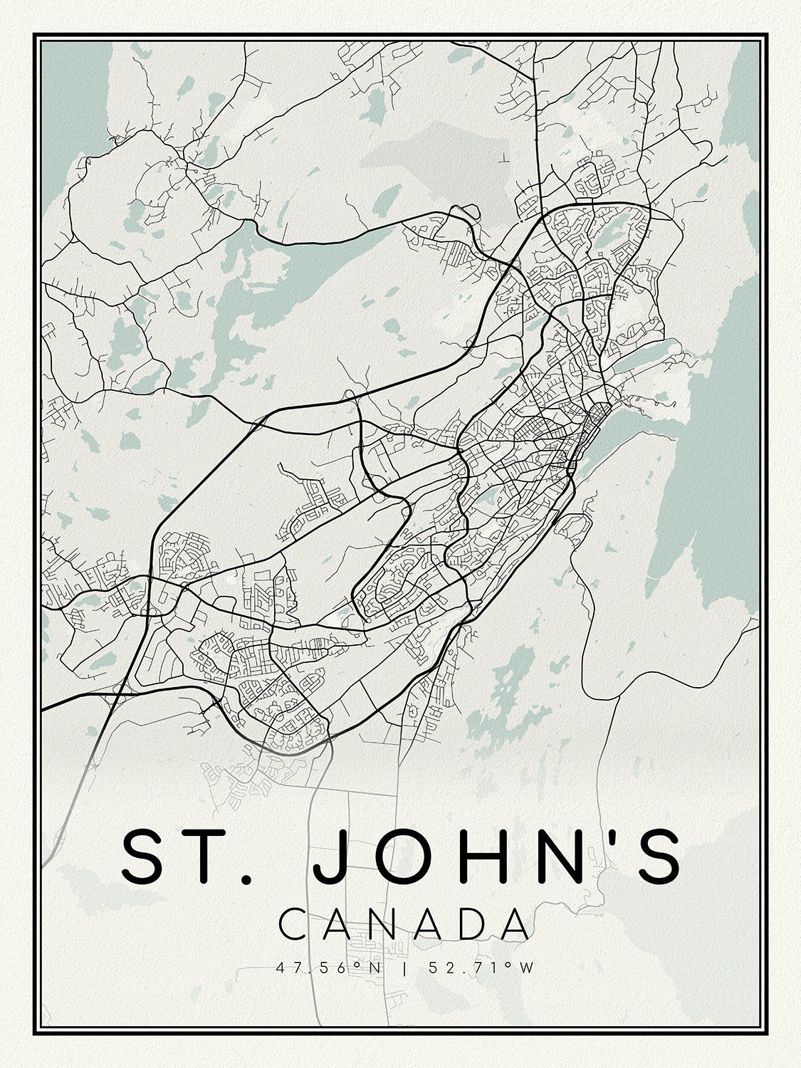 St. John's, Newfoundland - The Map Chest