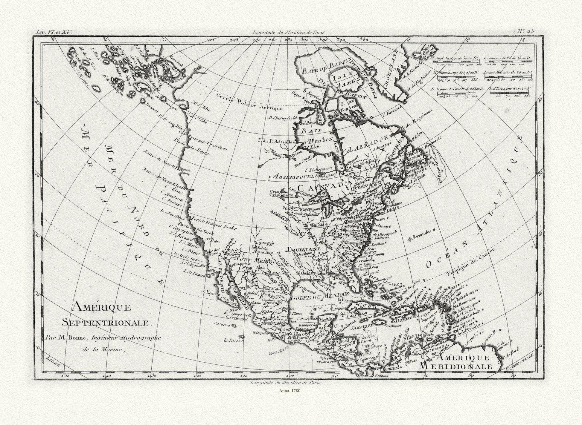 Amérique septentrionale, 1780 - The Map Chest